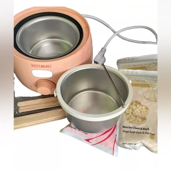 Kotamu At Home Waxing Kit Hard Wax Beads And Wax Warmer Men or Women - Picture 3 of 8
